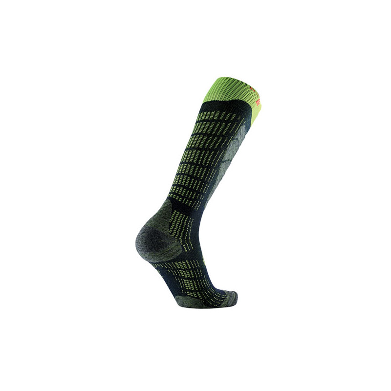 Sidas Ski Comfort Socks Black/Yellow - Velikost: 42-44