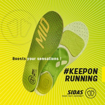 Vložky na beh Sidas Run 3Feet Sense