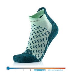 Therm-ic Outdoor UltraCool Ankle Lady Light Green