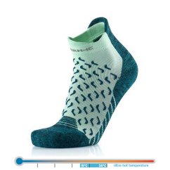 Therm-ic Outdoor UltraCool Ankle Lady Light Green
