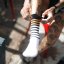 Sidas Run Anatomic Light Crew White/Black - Veľkosť: 39-41