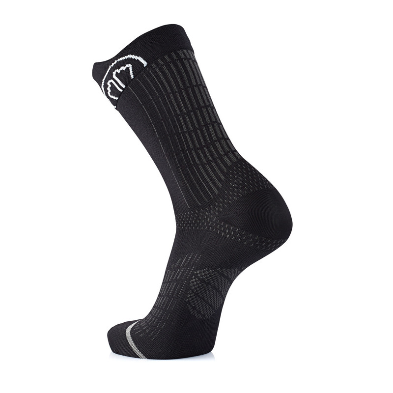 Sidas Run Anatomic Crew Black - Velikost: 39-41