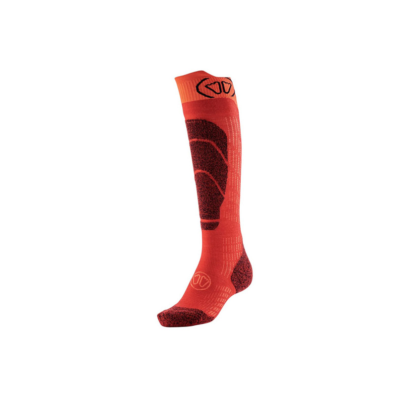 Sidas Ski Merino Junior Socks Red/Orange - Velikost: 27-30