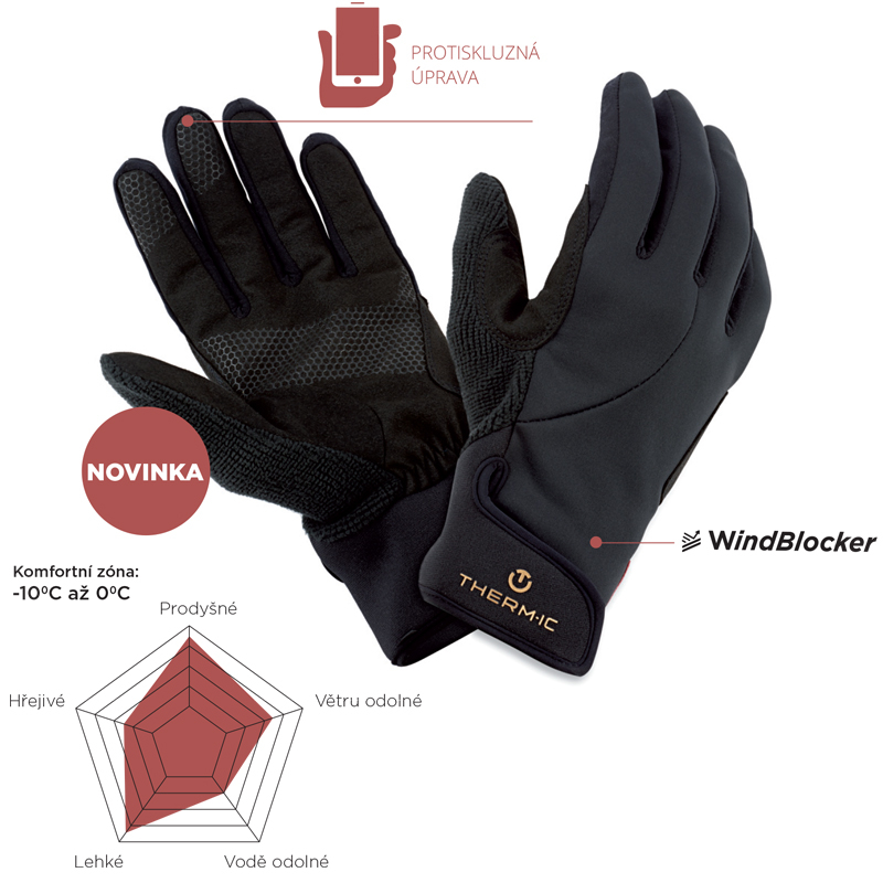 Therm-ic Nordic Exploration Gloves - Velikost: M-8,5