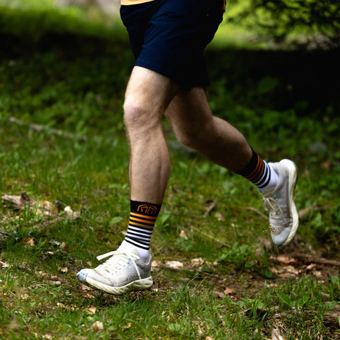 Sidas Run Anatomic Light Crew White/Black - Veľkosť: 45-47