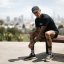 Sidas Run Anatomic Light Crew White/Black - Veľkosť: 39-41