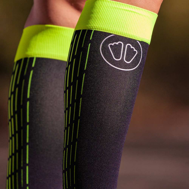Sidas Ultralight Run Calf Black/Yellow - Veľkosť: T4 (42-46 cm)