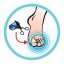 Sidas Gel Toe Wrap (4 ks)