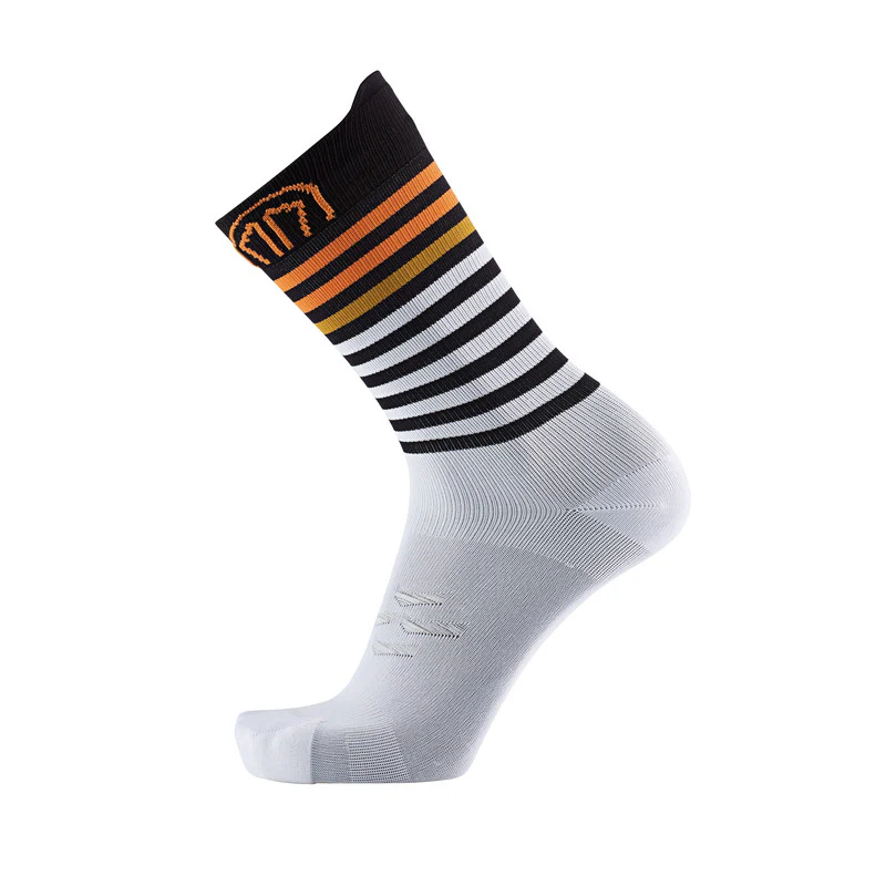 Sidas Run Anatomic Light Crew White/Black - Veľkosť: 39-41
