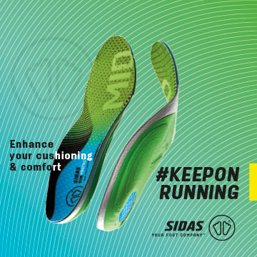 Bežecké vložky do topánok Sidas Run 3Feet Protect