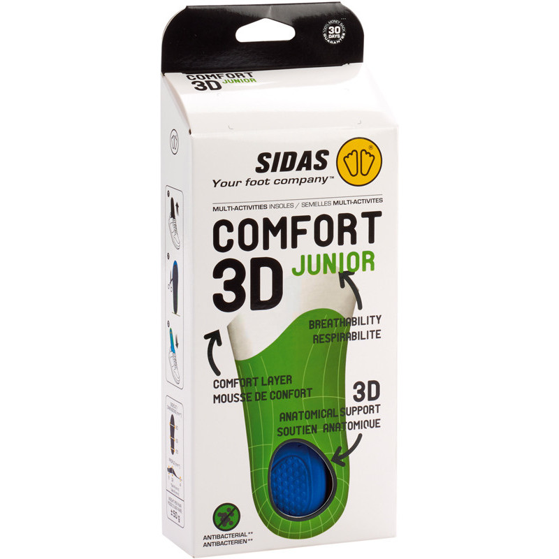 Sidas Comfort 3D Junior - Velikost: JL (34-35)