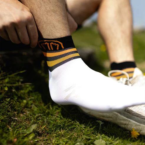 Sidas Run Anatomic Light Ankle White/Black - Veľkosť: 35-38