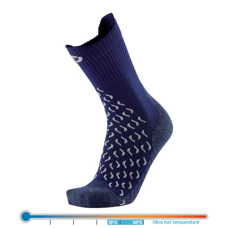 Therm-ic Outdoor UltraCool Crew Blue/White - Velikost: 35-38