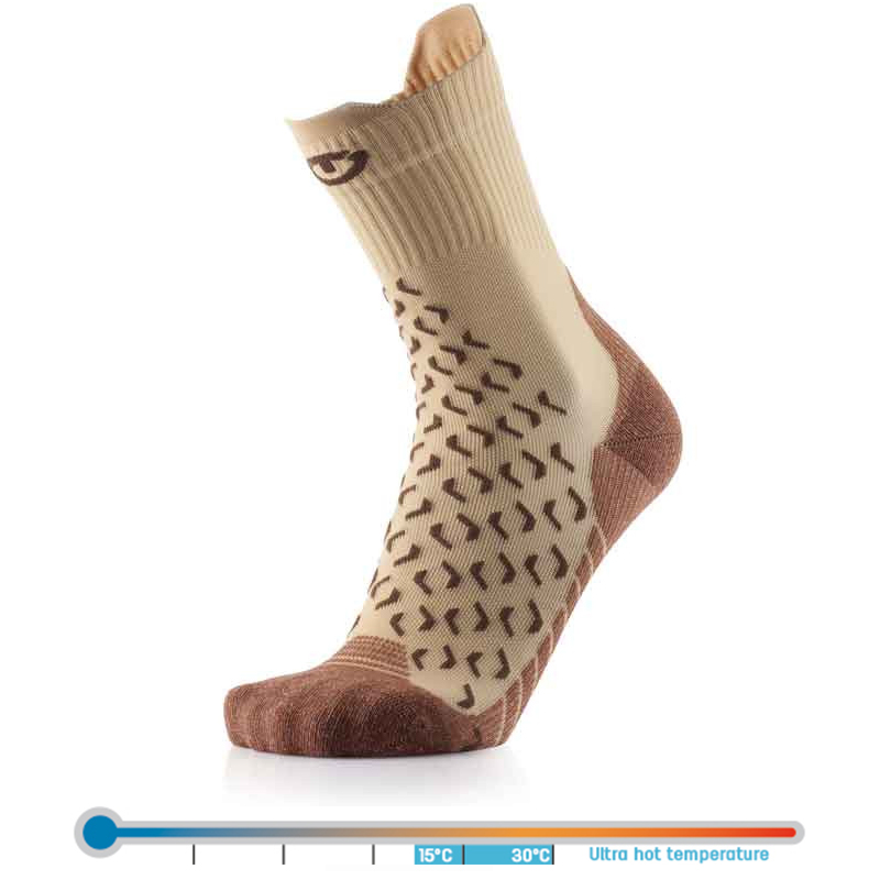 Therm-ic Outdoor UltraCool Crew Beige/Brown 42-44